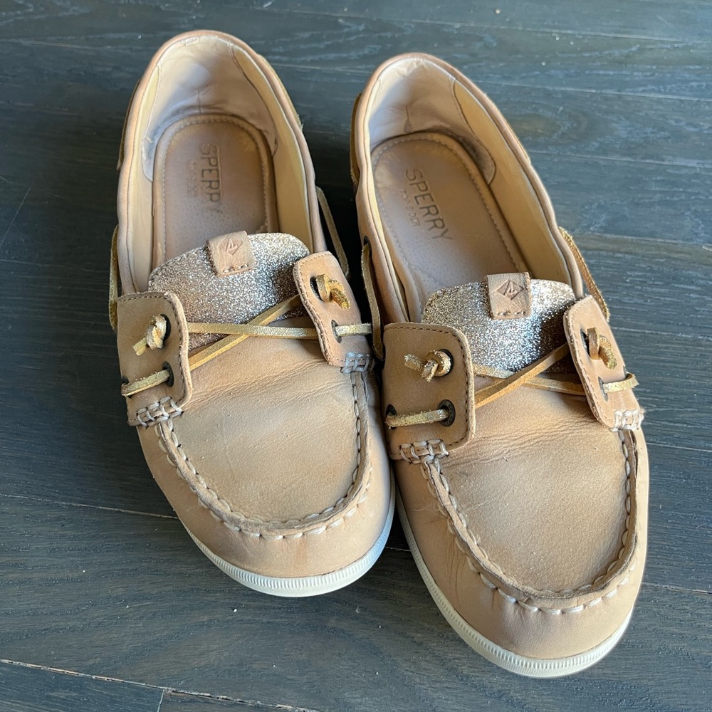 Sperry Glitter Boat Shoes
